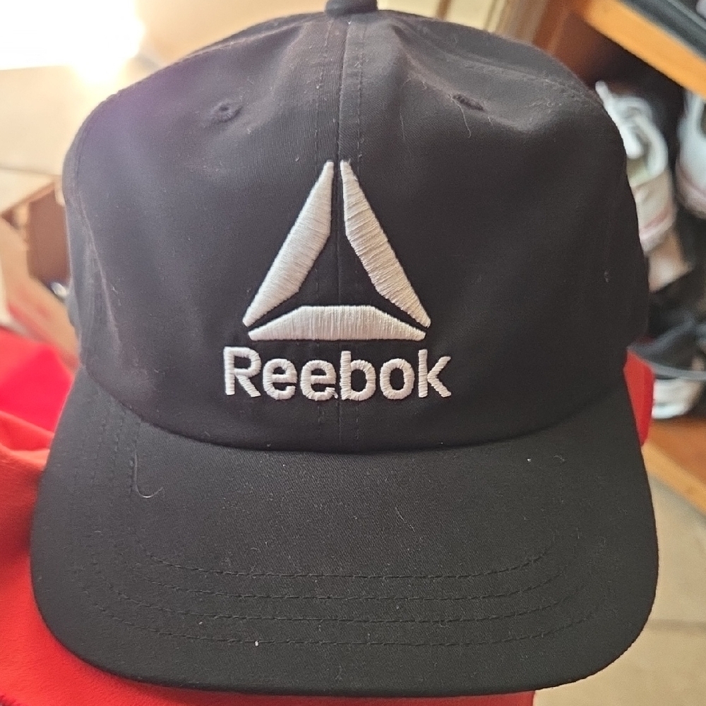Reebok Black and White Logo Cap
